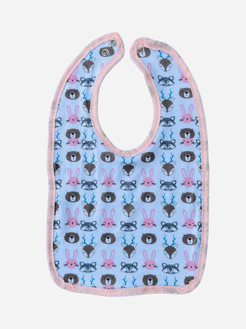 Bavette pour bébé – Motif animaux 31 cm