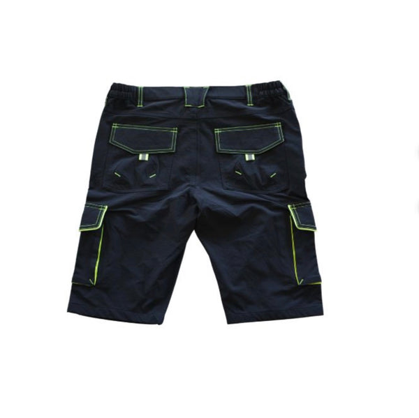 Bermuda Pro-Tech-Tor Safety Rider noir/jaune fluo