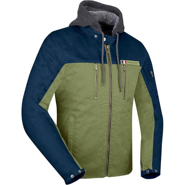 Blouson Moto Presto Kaki/Marine - Homme