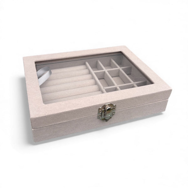 Boîte à Bijoux Gris