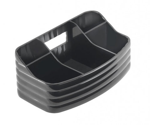 Boîte porte-maquillage noir GL00 GLADI 7.5 × 18.5 × 10.5 cm