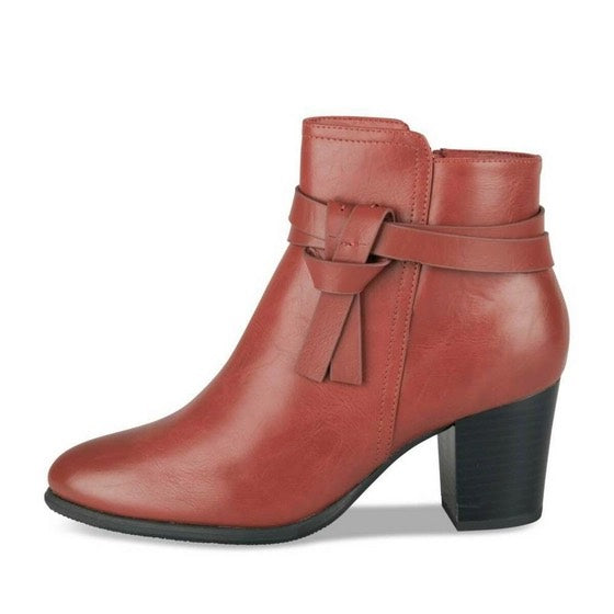 Bottine My Botega Rouge Femme