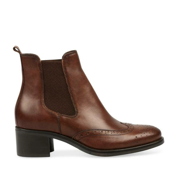 Bottines Atelier Mégis élégante Marron Cuir Véritable Femme