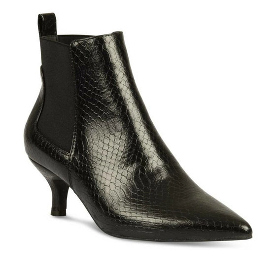 Bottines Sinéquanone Noir double fermeture élastique Femme