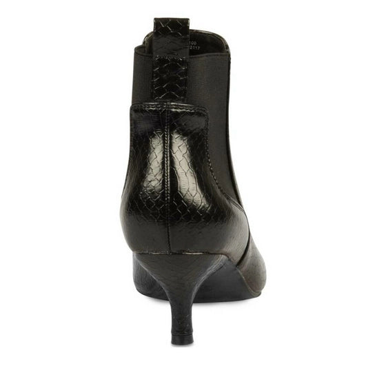 Bottines Sinéquanone Noir double fermeture élastique Femme