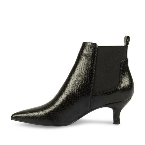 Bottines Sinéquanone Noir double fermeture élastique Femme