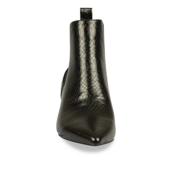Bottines Sinéquanone Noir double fermeture élastique Femme