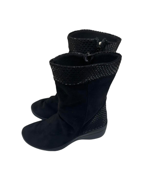 Chaussures Bottine Noir Scintillante Fille