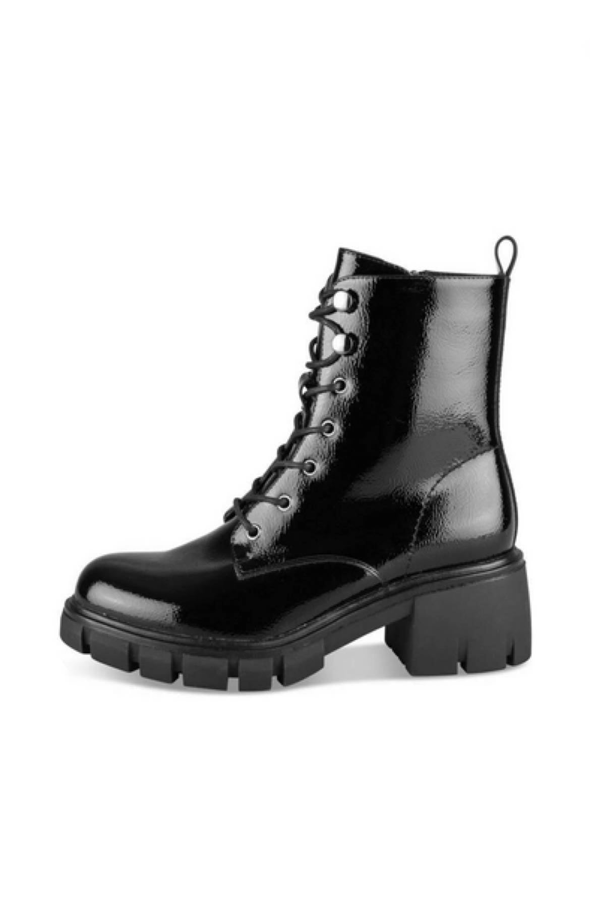 Bottine Merry Scott Vernis noir Femme