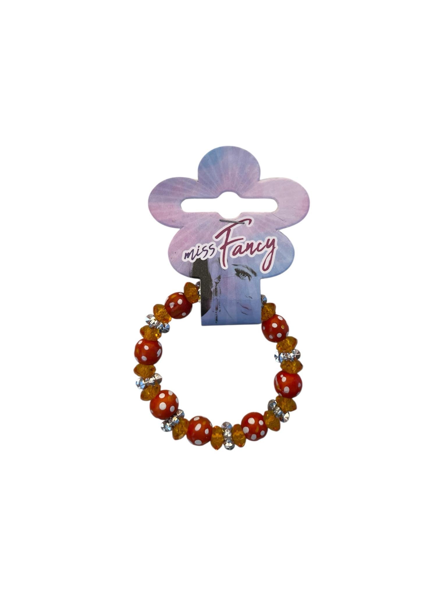 Bracelet Shambhala Rouge et Orange – MissFancy - 6 cm