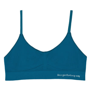 Brassière Les Girls Les Boys Bleu Canard – Fille