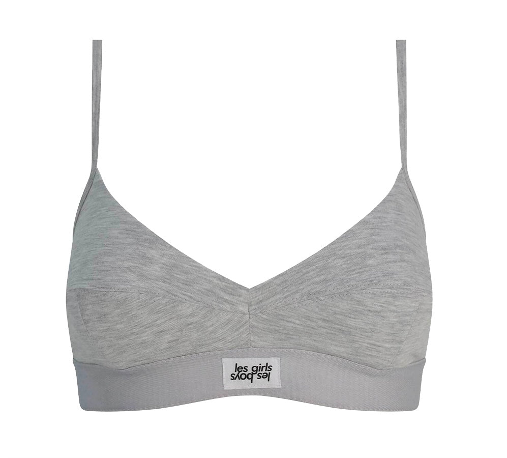 Brassière Les Girls Les Boys Grise  – Fille
