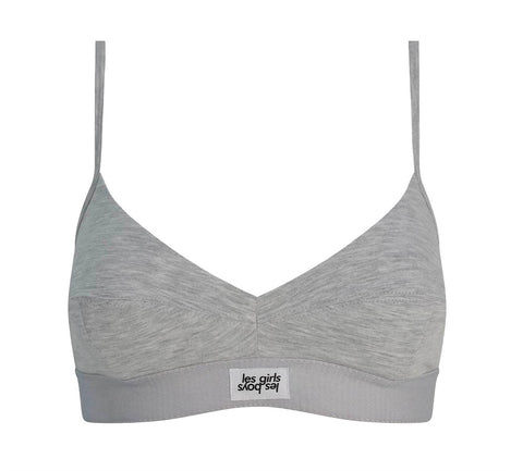 Brassière Les Girls Les Boys Grise  – Fille