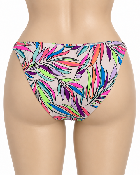 Bas maillot de bain à motif tropical multicolore Ardène Swim