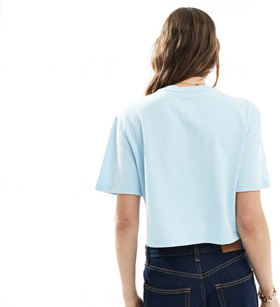 T-shirt Pimkie crop top - Bleu clair