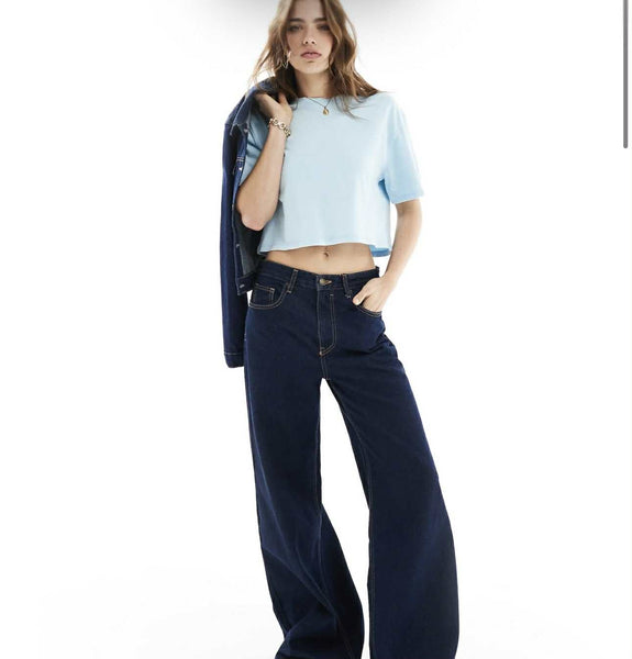 T-shirt Pimkie crop top - Bleu clair