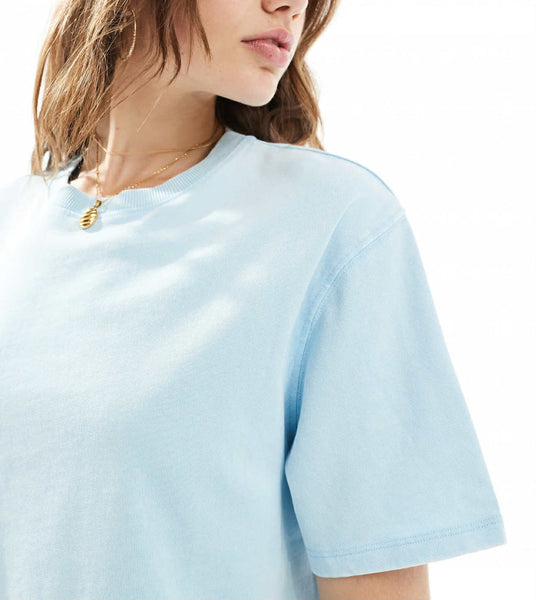 T-shirt Pimkie crop top - Bleu clair