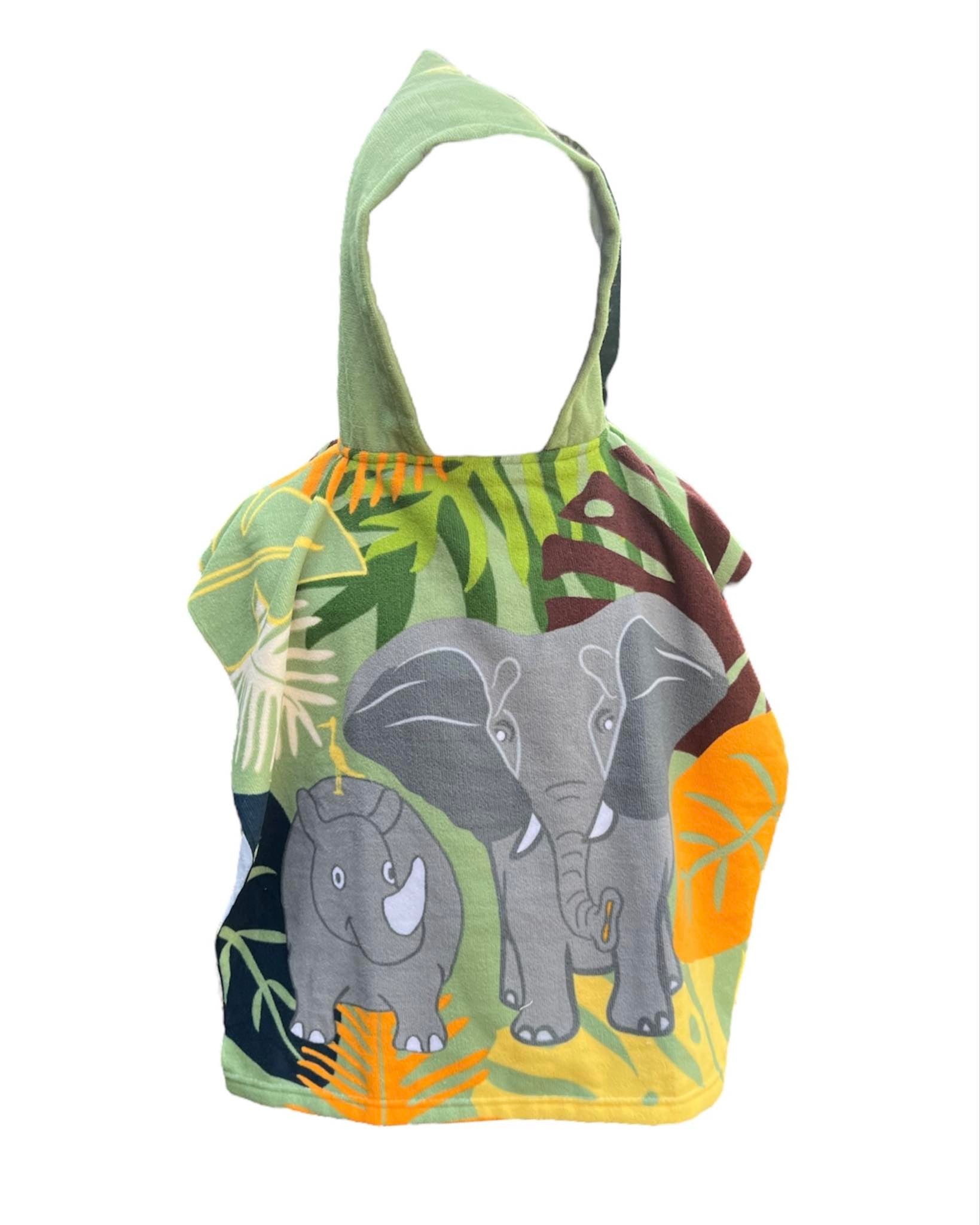 Cap de bain 59×55 cm motif animaux Le Comptoir de la Plage – 100 % coton