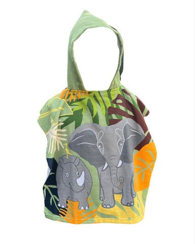 Cap de bain 59×55 cm motif animaux Le Comptoir de la Plage – 100 % coton