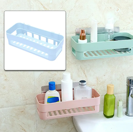 Etagère salle de bain étagère de rangement salle de bain support suspendu en plastique