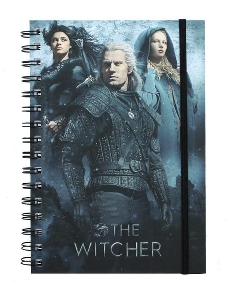 Carnet Pyramid THE WITCHER A5, 80 feuilles, couverture rigide et fermeture élastique