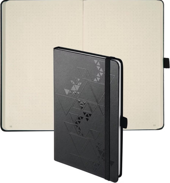 Carnet de Notes Biella Compagnon Noir - 12,5 x 19,5 cm