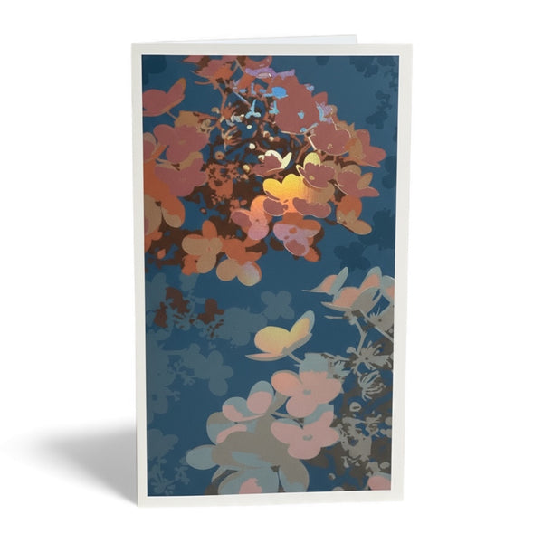 Carte Motif Floral Karto 19 x 11 cm