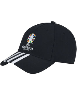Casquette Adidas Allemagne UEFA Euro 2024- Noir et Blanc