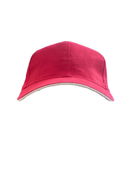 Casquette Dakota rouge enfant/ado – 100 % coton