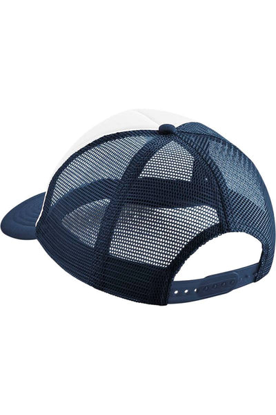 Casquette trucker Mvêtements blanche/bleu marine homme