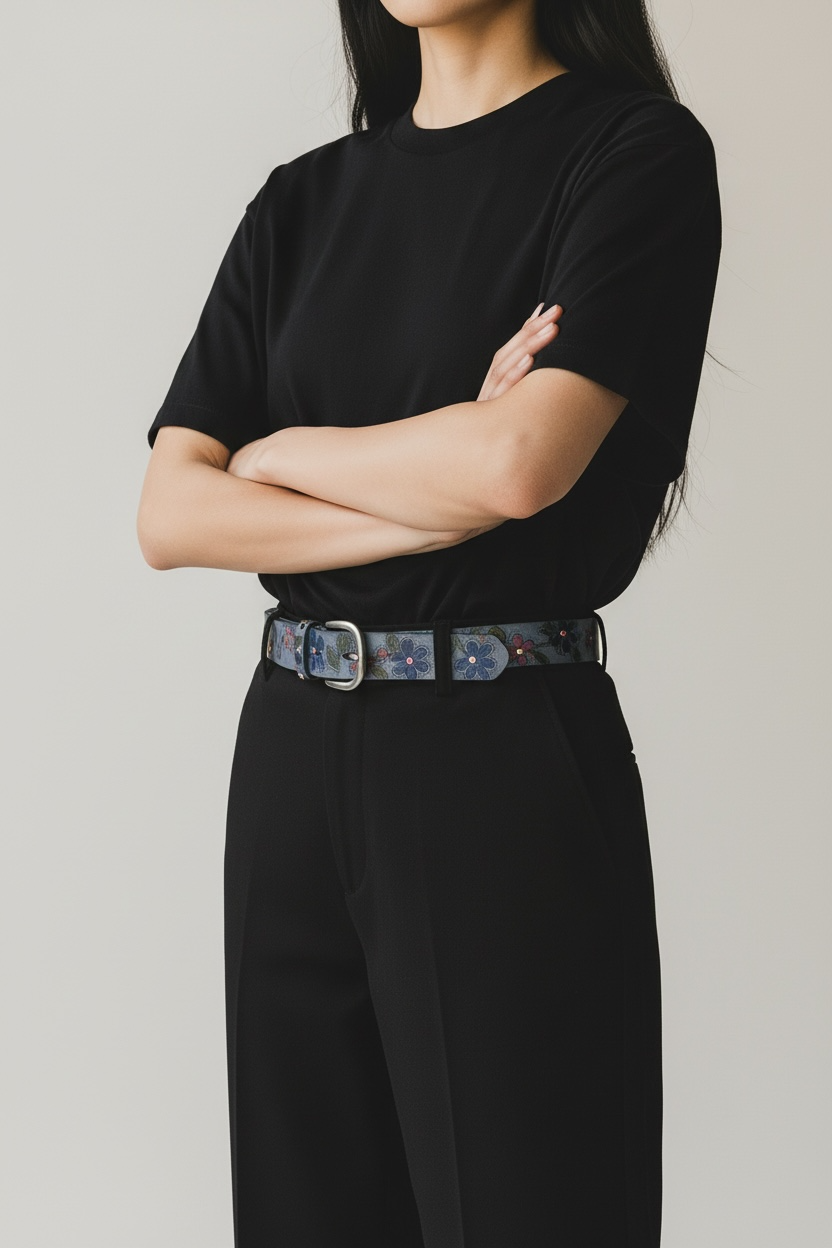 Ceinture Fashion Femme Bleue