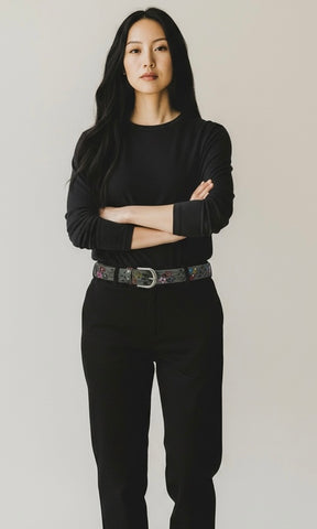 Ceinture Fashion Femme Grise