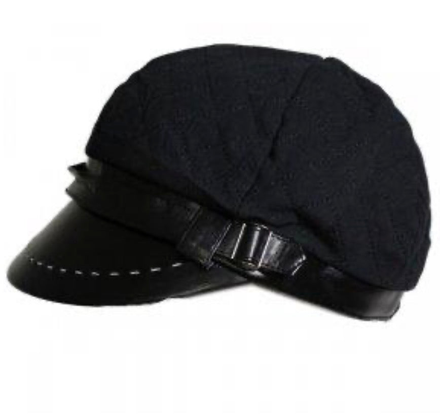 Chapeau Gavroche noir femme