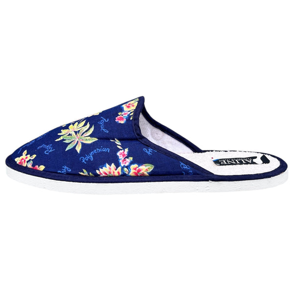 Chaussons Aline motif floral femme