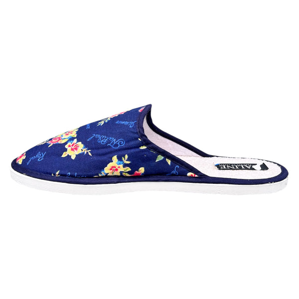 Chaussons Aline motif floral femme