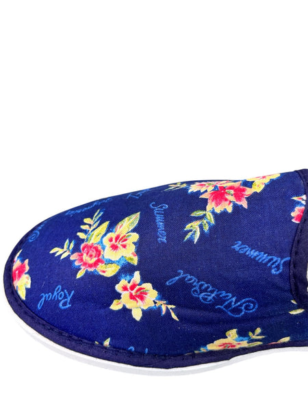 Chaussons Aline motif floral femme