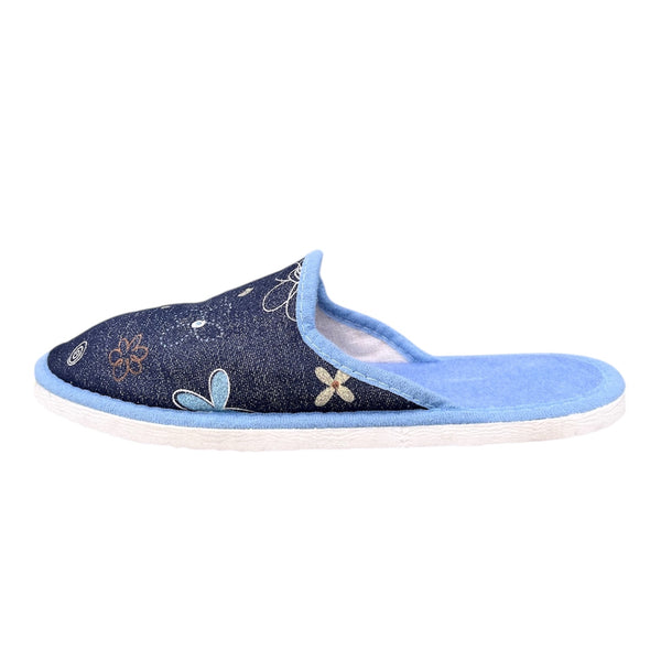 Chaussons Bumb’s bleu marine / bleu ciel femme