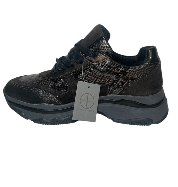 Chaussures Baskets Active Fashion Noir Femme