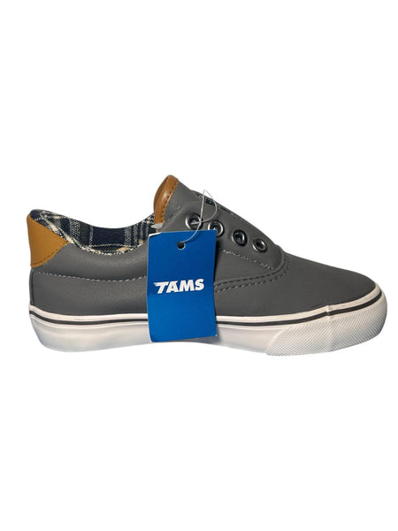 Baskets chaussures sans lacet Tams slip-on Grise garçon