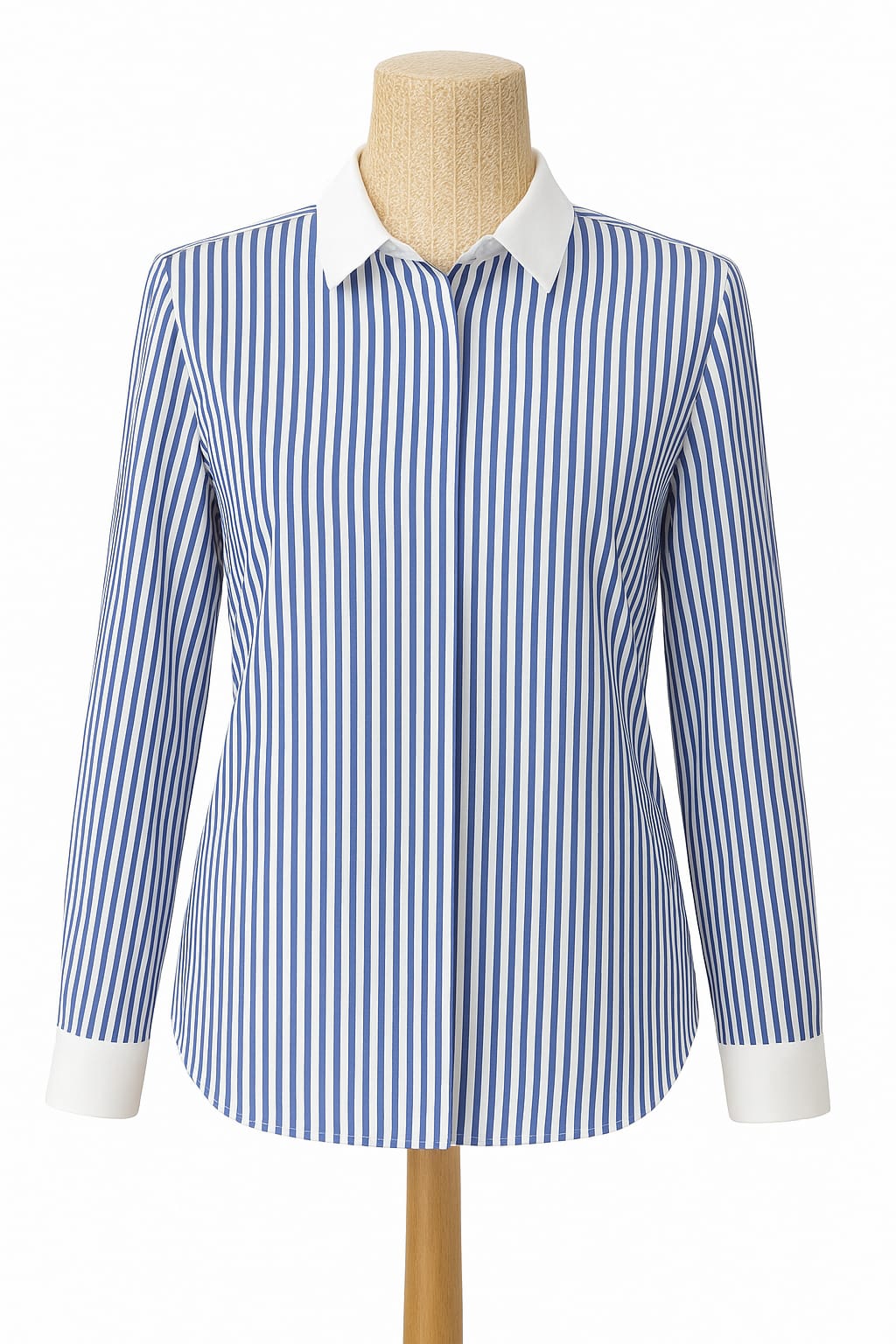 Chemise Capsule bleu blanche femme