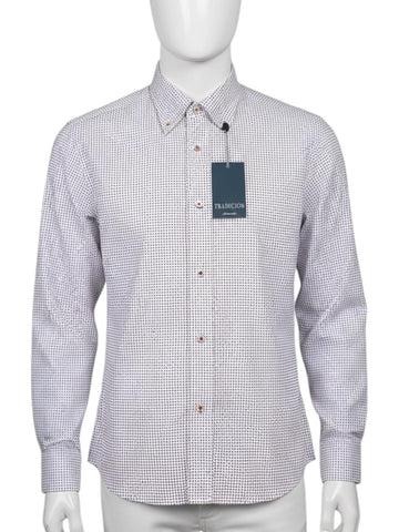 Chemise Tradicion blanc, rouge et bleu homme