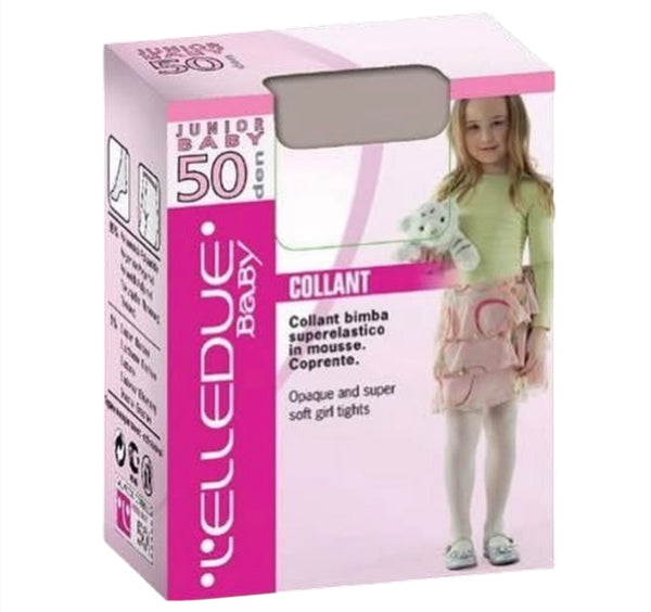 Collants Junior 50 Den Elledue Baby fille opaques et ultra doux