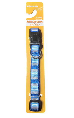 Collier Walmart réglable bleu pour chien