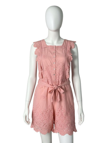 Combi short Chloé Laetitia rose femme