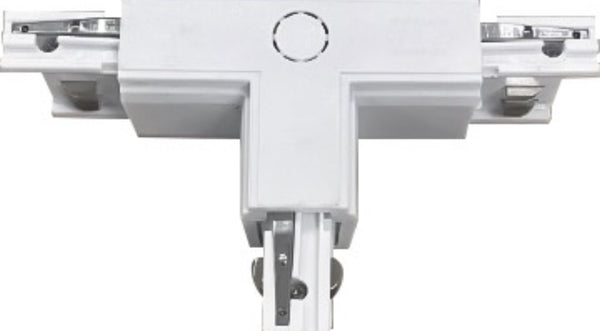 Connecteur T-Gauche pour Rail – Vision-EL – Blanc – 220-240V