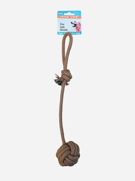 Corde Jouet pour chien ForPet – Marron – 41 cm