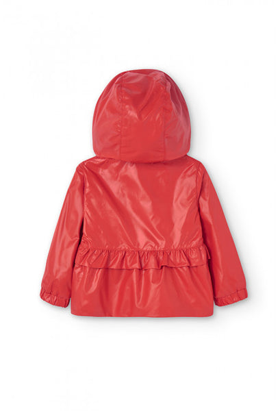 Coupe-vent imperméable réversible Boboli rouge fille