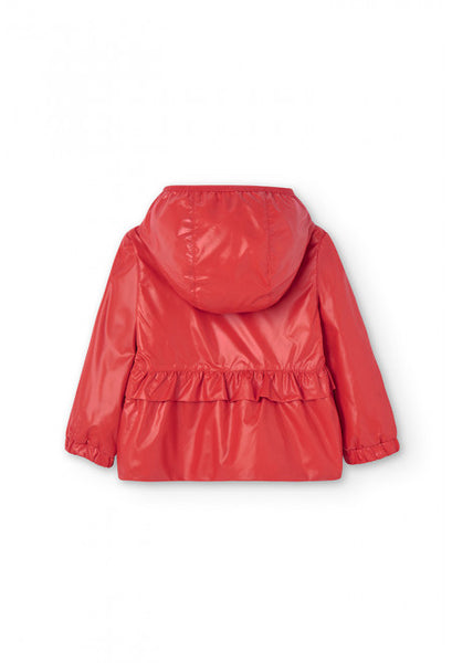 Coupe-vent imperméable réversible Boboli rouge fille