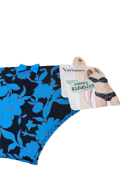 Culotte Femme Variance Bleue et Noire Fibres Recyclées