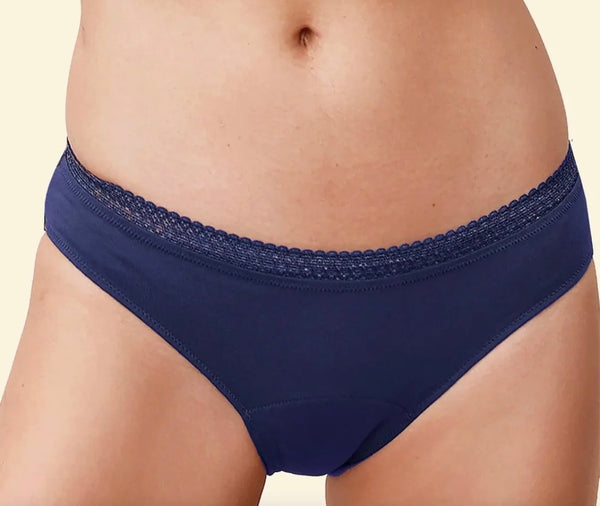 Culotte menstruelle Blooming Super Marie Bleue Coton